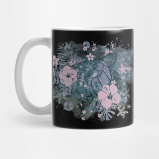 Sea Turtle Floral 5 Mug